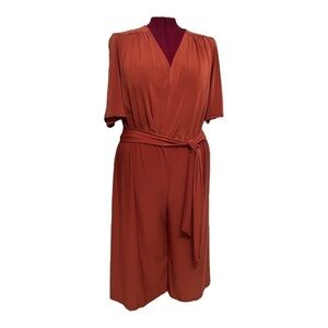 Hand Crafted One Piece Cross Over Jumpsuit